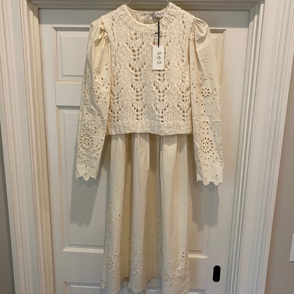 NWT Sea New York Fern Combo Dress (2020) Size 2